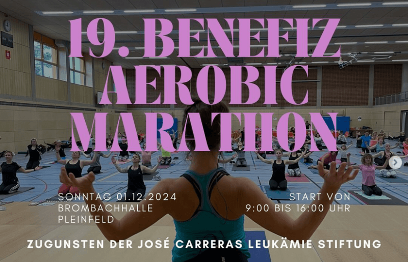 19. Aerobic Marathon zugunsten der DJCLS